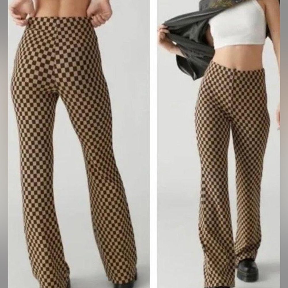 Urban Outfitters Bryn Pull On Pant Checkered